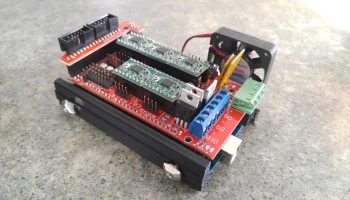 Крепление Arduino + RAMPS с вентилятором для открытой бал... 4