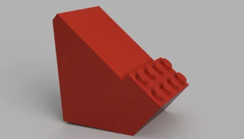 Настенное крепление под углом 45 градусов в стиле LEGO 4x...