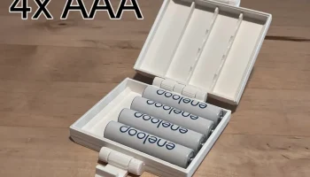 Футляр для батареек 4x AA или 4x AAA - перезаряжаемые - A... 2