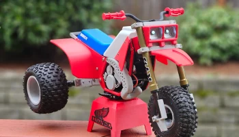 RC Pitstand с логотипом Honda для Trifekta RC