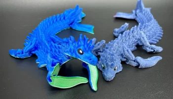 Sea Dragon - шарнирный - печать на месте - гибкий - без п... 5