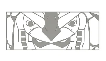 Верхняя пластина Gundam для корпуса компьютера Corsair 28...