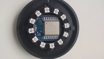 Чехол для кольцевого фонаря ESP32 3