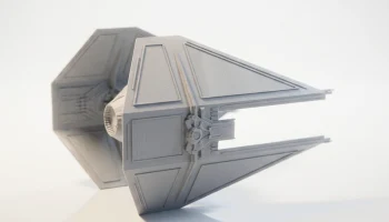 TIE-перехватчик Звездный истребитель Звездные войны 3D дл... 3