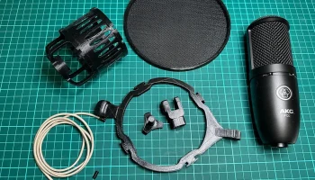 Амортизирующее крепление для микрофона AKG 120 с поп-филь.. 1