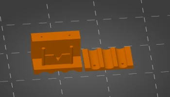 Сменная рукоятка цевья Foam Blaster / Nerf Blaster (делае... Сменная рукоятка цевья Foam Blaster / Nerf Blaster (делае...