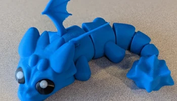 Baby Dragon - печать одним и несколькими материалами........