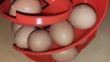 Спиральный держатель для яиц на холодильник... 2