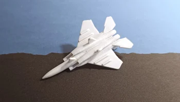 Микрореактивный истребитель F-15 Eagle, распечатанный на ... 5