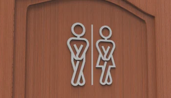 Табличка на двери туалета 1