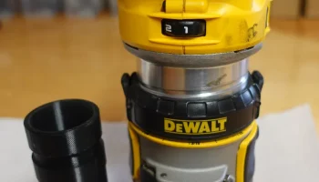 Ремикс пылевого порта для фрезеров типа DeWalt