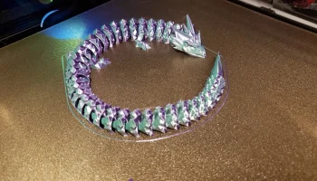 Articulated Crystal Night Dragon v1.3 (низкополигональный... 5