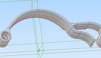 Крышка мотор-редуктора Losi Mini_B_T 2.0 1