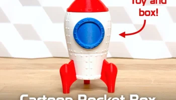 Cartoon Rocket Box (игрушка и коробка/подарочная коробка)... 5