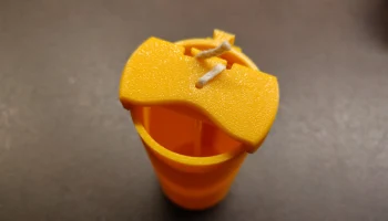 Candle mold 40x100 with a string lock 6