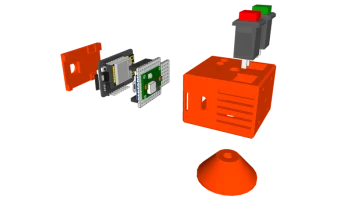 Корпус ESP32-CAM типа B - 4 типа 8