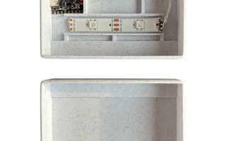 Лампа со стеклянным блоком ESP 32 1