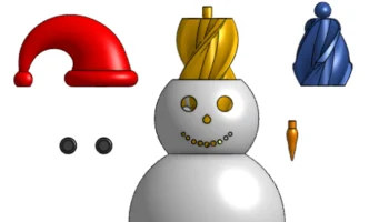 Twistmas Snowman - Спиральный рождественский снеговик-неп... 4