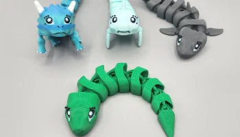 FLEXI FIDGET DESKTOP GUARDIAN - МИЛАЯ ЗМЕЯ