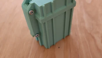 Прочный корпус батареи 1S - параметрический OpenSCAD....... 1