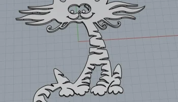 Сумасшедший Кот Настенное Искусство... 2