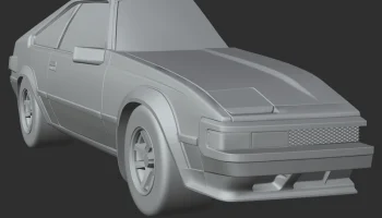 Toyota Celica Supra MK2 Настенный 3
