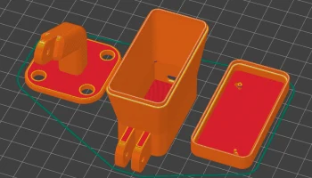 Чехол и крепление для LD2450 и ESP32 C3 Super Mini........ 3