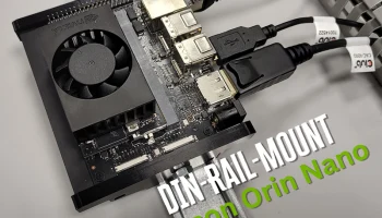 Крепление на Din-рейку Nvidia Jetson Orion Nano........
