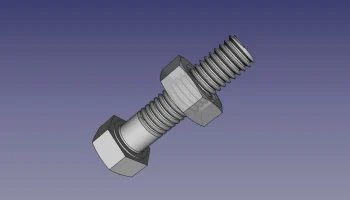 Шестигранный винт и гайка M5 для 3D-печати.........