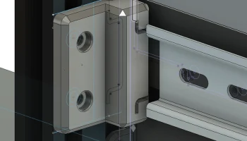 Крепления Ender 3NG на DIN-рейку 4020