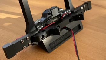 Передний бампер с креплением для лебедки Warn 1:8 для 3DSets 8