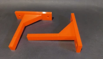 Сверхмощный неоново-оранжевый кронштейн для полки с 3D-пе... 4