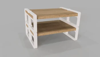 Офисная полка N&deg;02 / Pied &eacute;tag&egrave;re de Bureau / Без опоры /.. 3