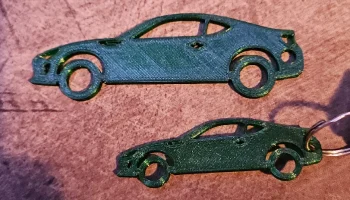 Брелок с силуэтом Toyota GT86 (первое поколение рестайлин... 1
