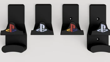 Контроллер PS5 и настенное крепление для наушников (2 версии 1
