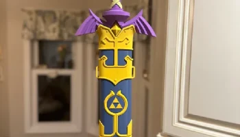 Legend of Zelda Master Sword Scabbard (BOTW) (TOTK) (Полн... 6