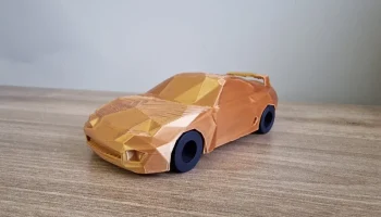 Низкополигональная Toyota Supra 3