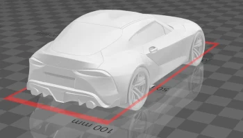 Toyota Supra A90 Легкая печать 3