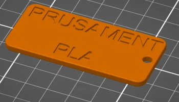 Образец нити Prusa Orange 1