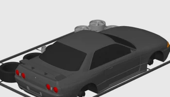 Карточка комплекта Nissan Skyline GTR R32 "Годзилла" (масштаб 1:24) 2
