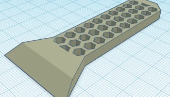 Printbedscraper V2 Сотовый дизайн