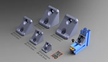 Поддерживаемый угловой кронштейн HEAVY-DUTY - профиль V/T-Sl