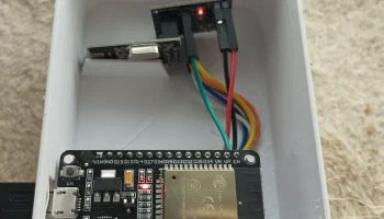 Открытый корпус DTU - установка платы ESP32 52 x 29 мм бе.. 2