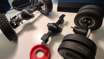 Tamiya High Lift / ось тягача / ось CC01