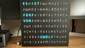 Светодиодная матрица WordClock 16x8 (2023-V3)........