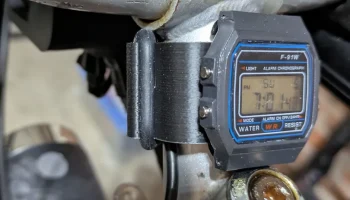 Casio F91W вертикальное крепление для велосипеда диаметро... 5