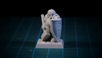 Dwarf Paladin 28 мм (без поддержки, подходит для FDM)...... 1