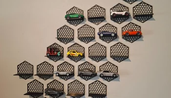 подставка для HotWheels и миниатюр 1/64 1