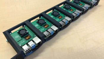 Кронштейн для монтажа в стойку Raspberry Pi 4 1U 3