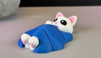 Шарнирный милый кот 3